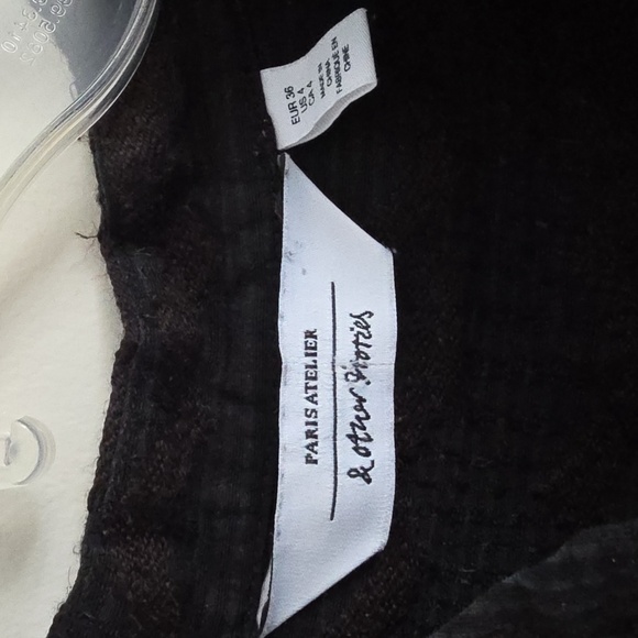 & OTHER STORIES | Embroidered Blouse Black Sz 4 - Picture 4 of 7